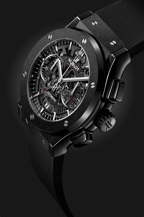 hublot big bang gmt all black|Hublot Introduces A Blacked.